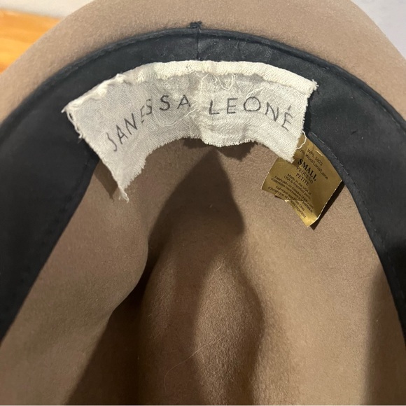 Janessa Leone Wool Hat with Metal Band - Picture 4 of 4